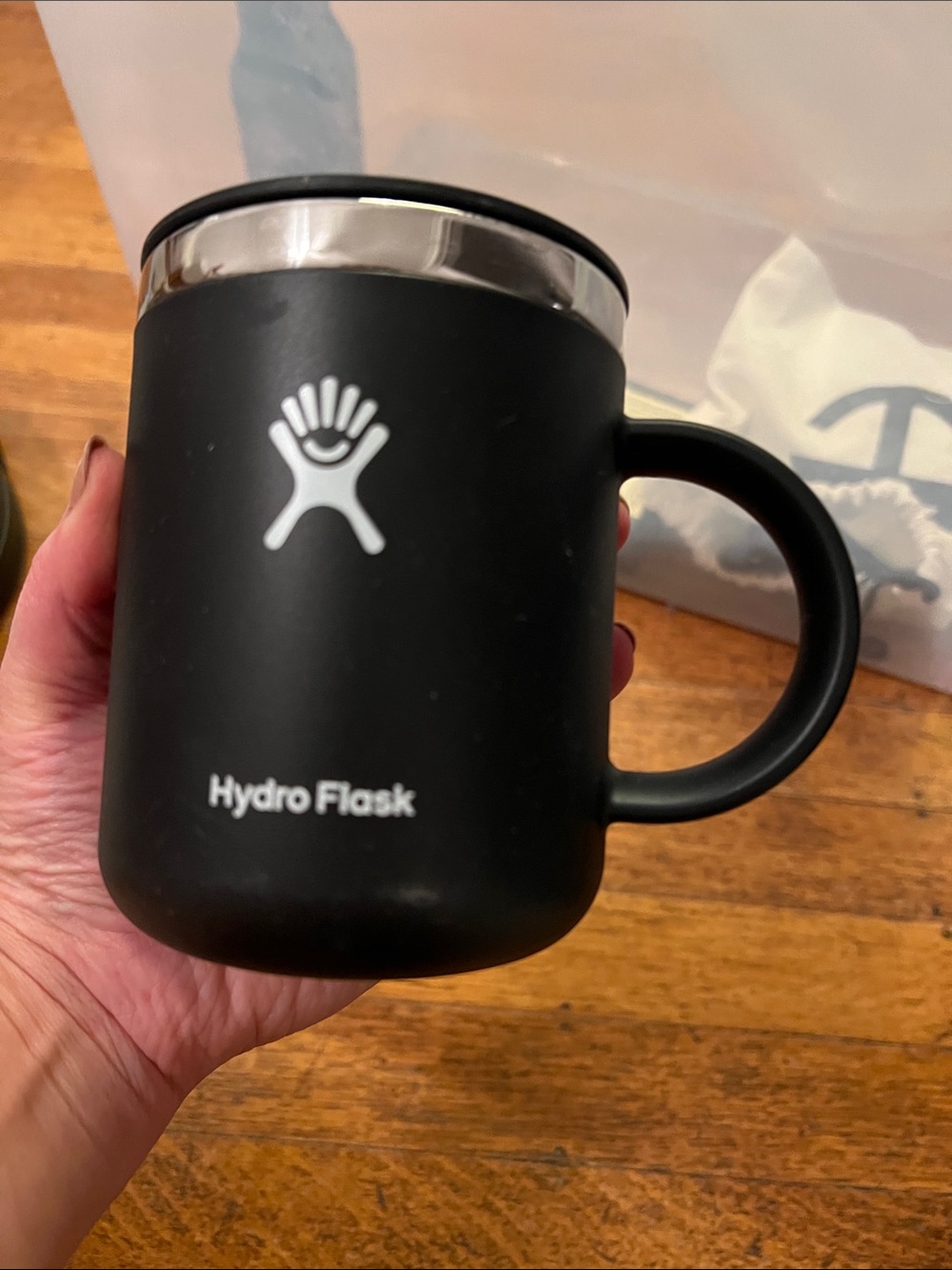Hydro flask 12 oz coffee mug tumbler black